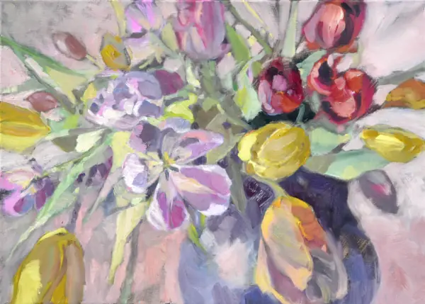 Paintings - Tulips