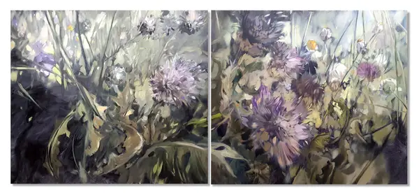 #312 11 2019 oil on canvas 175x400 cm