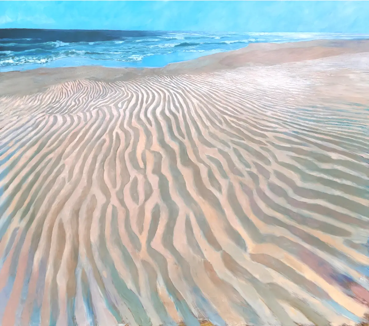 Valery Ansel Müller - 
                #366 2023 oil on canvas 81 × 116 cm