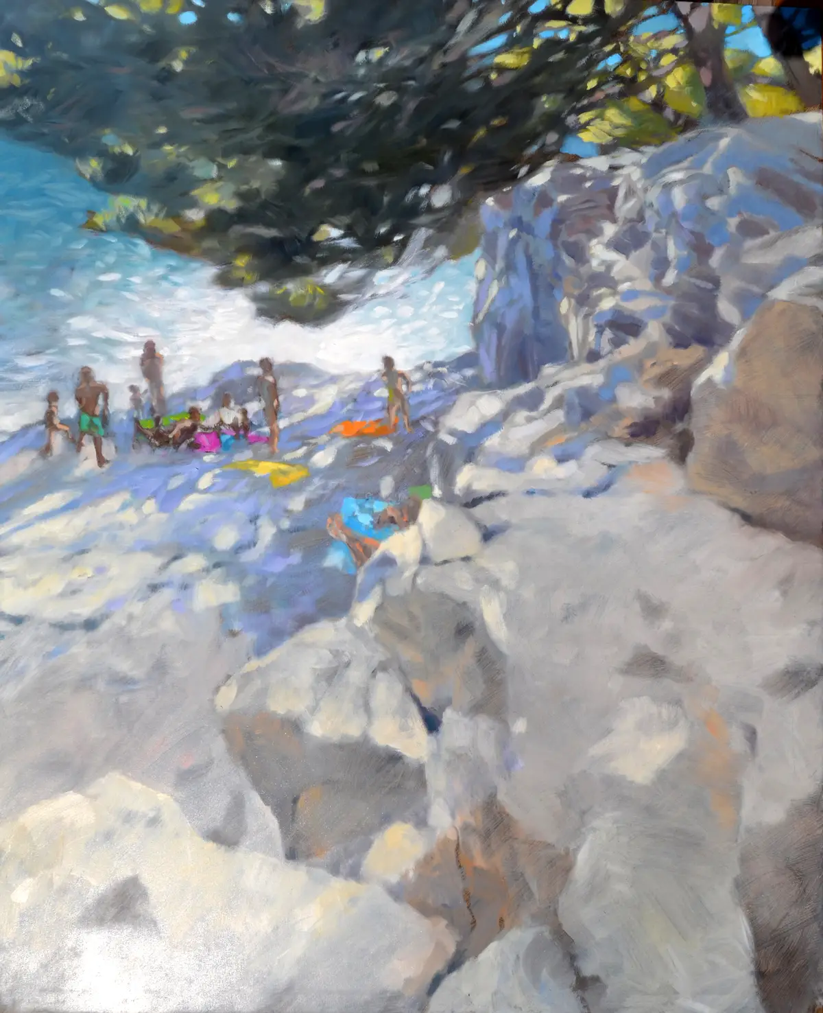 Valery Ansel Müller - 
                #405 2025 oil on canvas 130 × 160 cm