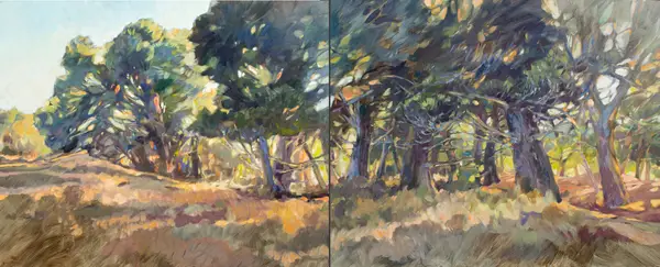 #407 2025 oil on canvas 130x320cm