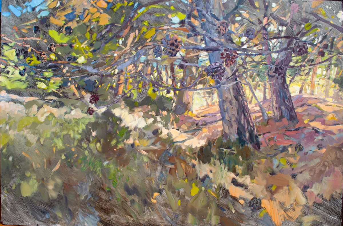 Valery Ansel Müller - 
                #413 2025 oil on canvas 130 × 195 cm